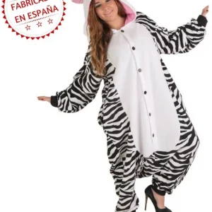 Disfraz de Cebra Pijama para Adulto