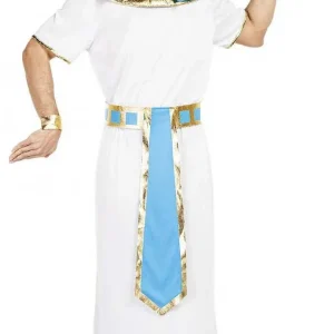 Disfraz de Faraón Egipcio Dorado y Azul para Hombre