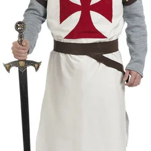 Disfraz de Caballero Templario Premium para Hombre