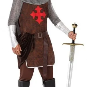 Disfraz de Caballero Medieval Cruzado para Hombre