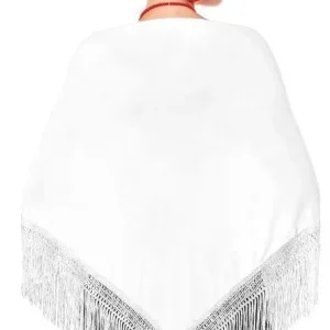 Mantón de Sevillana o Chulapa Blanco