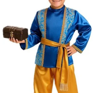 Disfraz de Paje Real Azul Infantil